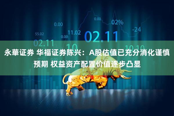 永華证券 华福证券陈兴：A股估值已充分消化谨慎预期 权益资产配置价值逐步凸显